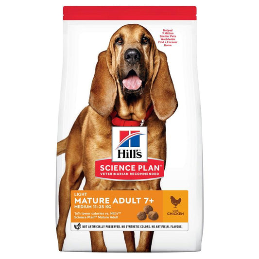 Hill's SP Dog Mature Adult 7+ Light Medium
