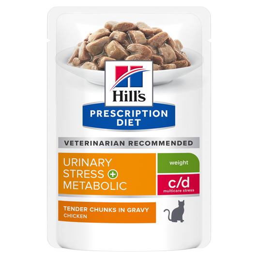 Hill's PD Cat c/d Multicare Stress + Metabolic Blautfóður