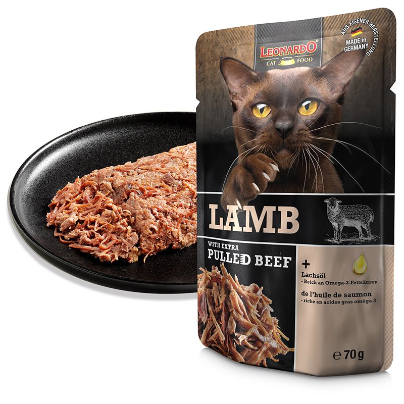 Leonardo Extra Pulled Beef Blautfóður 70g